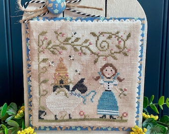 Counted Cross Stitch, Bee Ewe, Summer Decor, Bees, Bee Skep, The Proper Stitcher, PATTERN ONLY