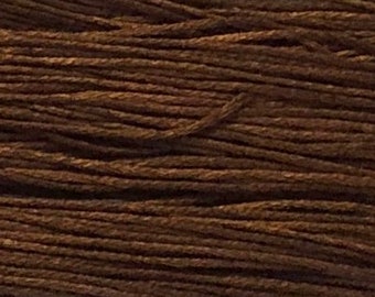 Weeks Dye Works, Chestnut, WDW-1269, 5 YARD Skein, Hand Dyed Cotton, Embroidery Floss, Counted Cross Stitch, Embroidery, Over Dyed Cotton