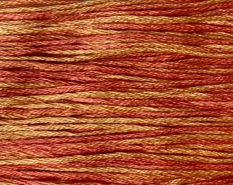 Weeks Dye Works, Autumn Leaves, WDW-2234, 5 YARD Skein, Hand Dyed Cotton, Embroidery Floss, Cross Stitch, Hand Embroidery, Punch Needle