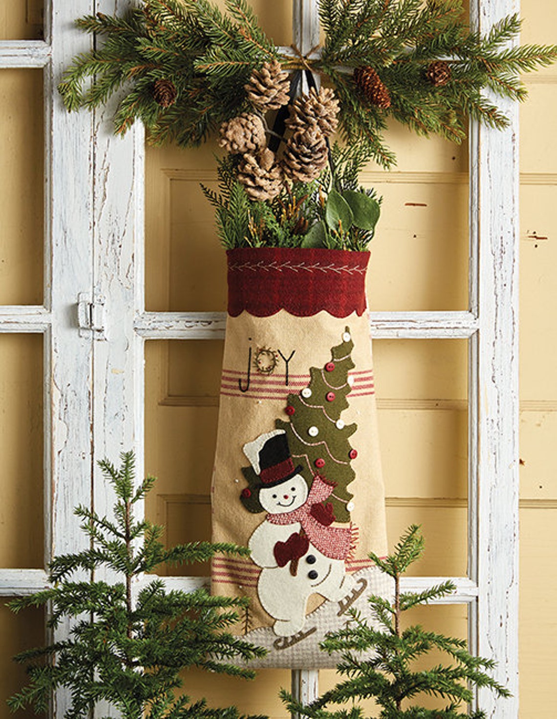 Softcover Book Christmas at Buttermilk Basin Wool Applique Etsy