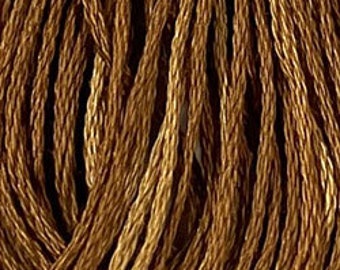 Valdani, 6 Strand Cotton Floss, O154, Antique Gold, Embroidery Floss, Punch Needle, Embroidery, Penny Rugs, Sewing Accessory