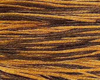 Weeks Dye Works, Beehive, WDW-2213, 5 YARD Skein, Hand Dyed Cotton, Embroidery Floss, Counted Cross Stitch, Embroidery, PunchNeedle