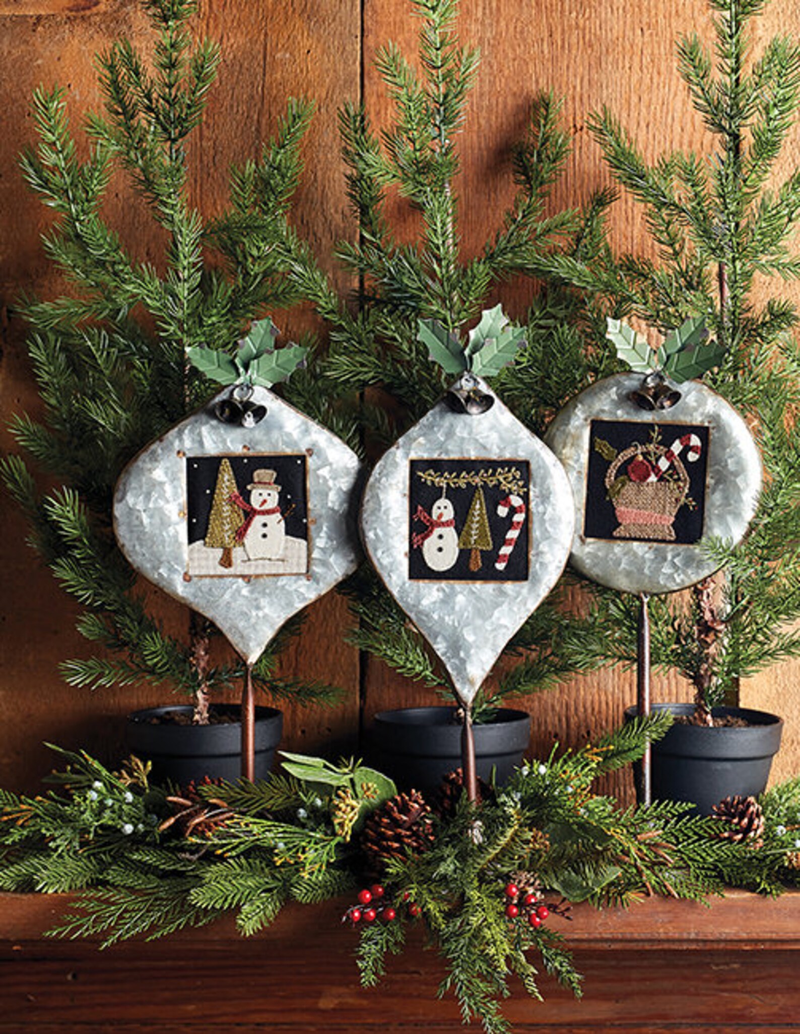 Softcover Book Christmas at Buttermilk Basin Wool Applique Etsy