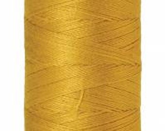 Mettler Thread, Nugget Gold, #0117, 60wt, Solid Cotton, Silk Finish Cotton, Embroidery Thread, Sewing Thread, Quilting Thread, Sewing Thread