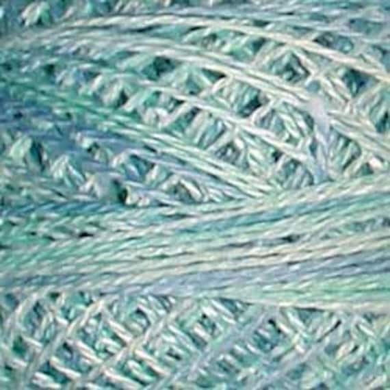 Valdani Thread, Size 8, M24, Water Reflections, Valdani Perle Cotton, Punch Needle, Embroidery, Penny Rugs, Primitive Stitching, Tatting