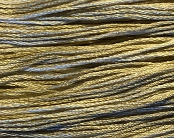 Weeks Dye Works, Light Khaki, WDW-1101, 5 YARD Skein, Hand Dyed Cotton, Embroidery Floss, Counted Cross Stitch, Embroidery, PunchNeedle
