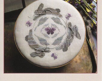 Counted Cross Stitch, Rabbit Round, Spring Decor, Rabbits, Butterflies, Farmhouse Decor, Woodland Decor, AnnaLee Waite Designs, PATTERN ONLY