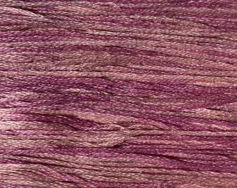 Weeks Dye Works, Rose Quartz, WDW-1137, 5 YARD Skein, Hand Dyed Cotton, Embroidery Floss, Counted Cross Stitch, Embroidery, PunchNeedle