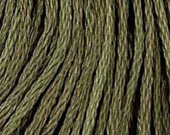 Valdani, 6 Strand Cotton Floss, O1901, Lichen Moss, Embroidery Floss, Variegated Floss, Hand Dyed Floss, Wool Applique, Punch Needle