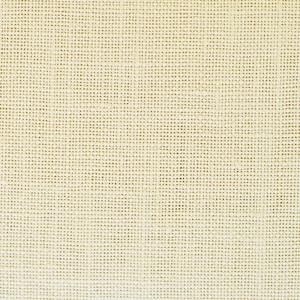 May include: Close-up of a beige woven fabric with a textured, grid-like pattern. The material has a natural, neutral color and a slightly rough appearance. The weave is tight, creating a solid, opaque surface.