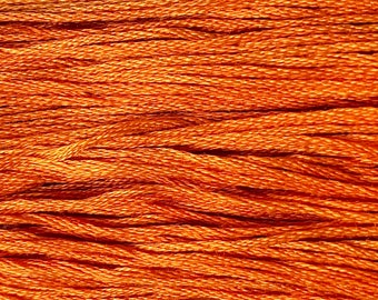 Weeks Dye Works, Persimmon, WDW-2230a, 5 YARD Skein, Cotton Floss, Embroidery Floss, Counted Cross Stitch, Hand Embroidery, PunchNeedle