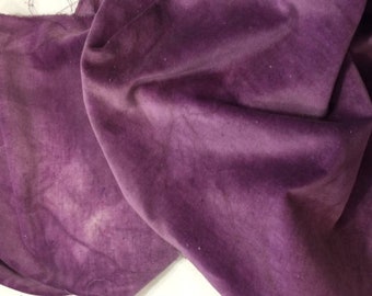 Velveteen, Purple Onion, Purple Velveteen, Hand Dyed Velveteen, Cotton Velveteen, Finishing Fabric, Velveteen Fabric, Lady Dot Creates