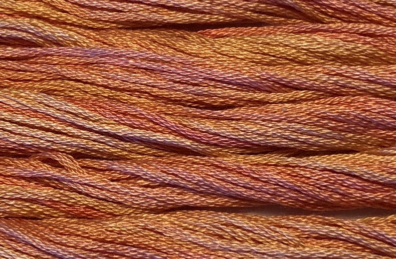 Classic Colorworks, Blushing Beauty, CCT-169, 5 YARD Skein, Hand Dyed Cotton, Embroidery Floss, Cross Stitch, Hand Embroidery Thread image 3