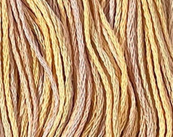 Valdani, 6 Strand Cotton Floss, JP7, Faded Marygold, Embroidery Floss, Punch Needle, Embroidery, Penny Rugs, Sewing Accessory