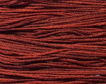 Weeks Dye Works, Cayenne, WDW-2259, 5 YARD Skein, Hand Dyed Cotton, Embroidery Floss, Counted Cross Stitch, Embroidery, PunchNeedle