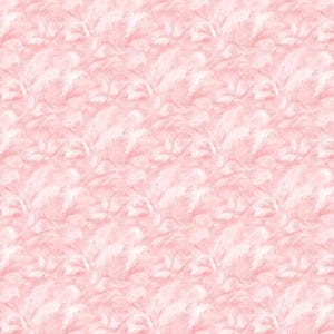 May include: A repeating pattern of soft, light pink feathers covering the entire surface. The texture appears dense and fluffy, with individual feather strands overlapping to create a consistent, monochromatic, and delicate visual effect throughout.