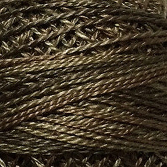 Valdani Thread Size 12 O518 Perle Cotton Dusty Leaves | Etsy