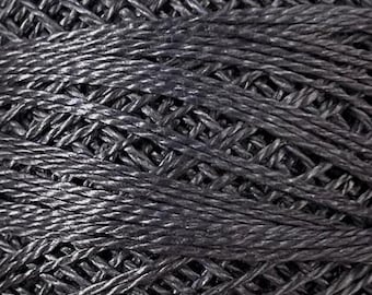 Valdani Thread, Size 12, 126, Deep Grey, Valdani Perle Cotton, Punch Needle, Embroidery, Penny Rugs, Wool Applique, Tatting