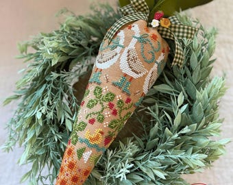 PRE-Order, Counted Cross Stitch Pattern, Goose on the Loose, Big Awesome Produce Series, Design, Hands On Design, PATTERN ONLY