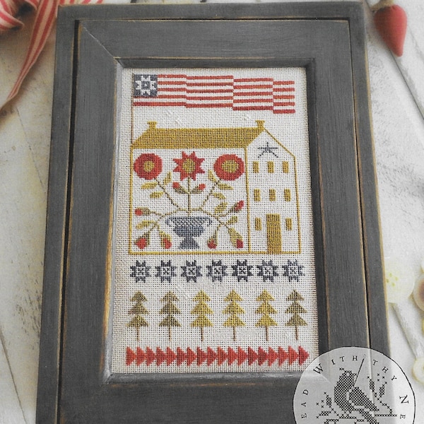 Baltimore Cross Stitch Pattern Etsy
