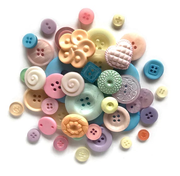 Buttons Galore and More Tiny Craft & Sewing Buttons - Assorted