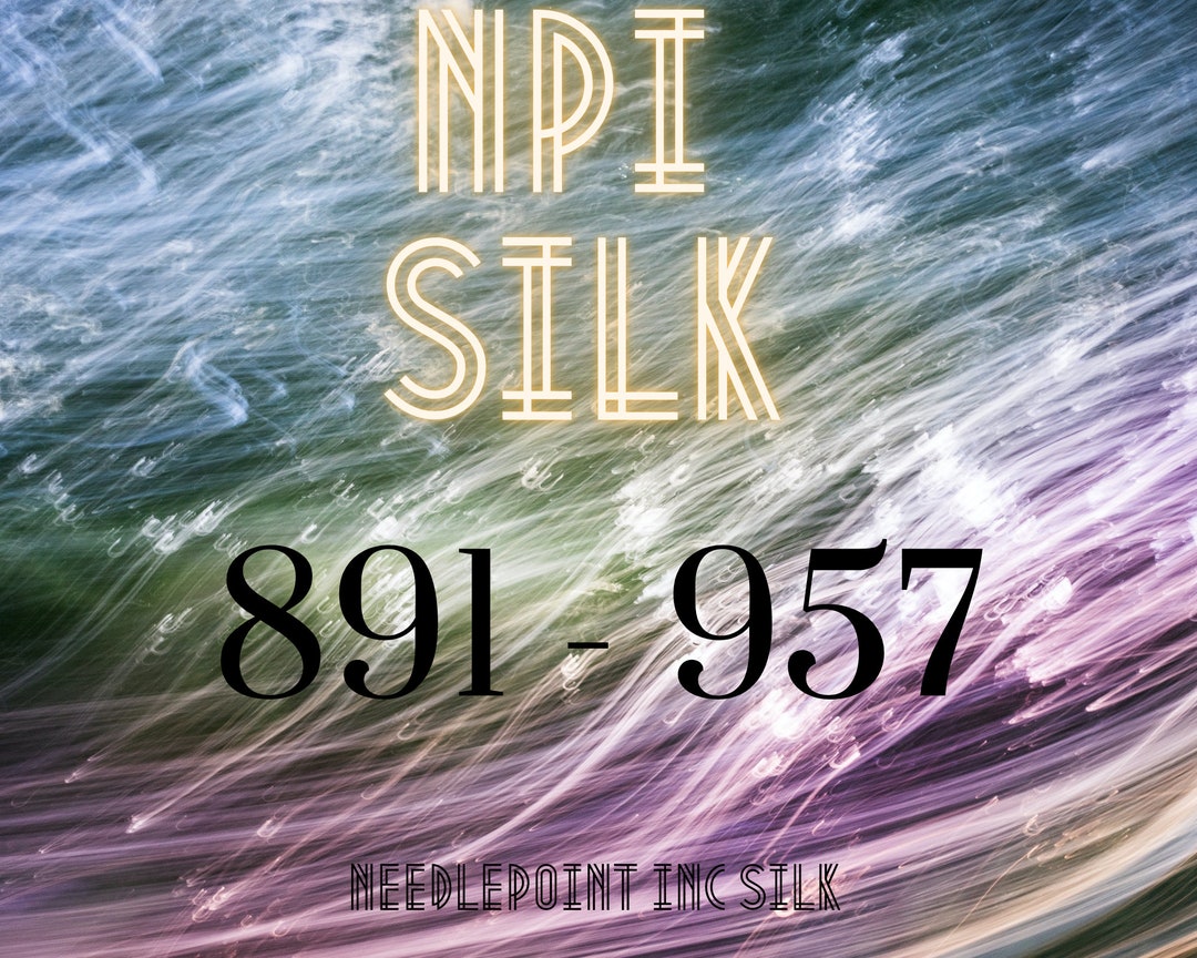 NPI 891 957, NPI Silk Floss, Silk Embroidery Thread, Silk Floss, Silk