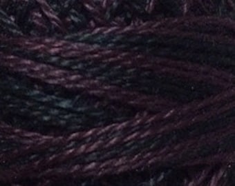 Valdani Thread, Size 12, O524, Perle Cotton, Maroon Moss, Punch Needle, Embroidery, Penny Rugs, Primitive Stitching, Sewing Accessory