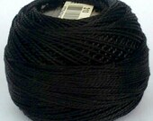 DMC Perle Cotton, Size 8, DMC 310, Pearl Cotton, Black, Embroidery Thread, Embroidery Thread, Punch Needle, Penny Rugs, Sewing Accessory