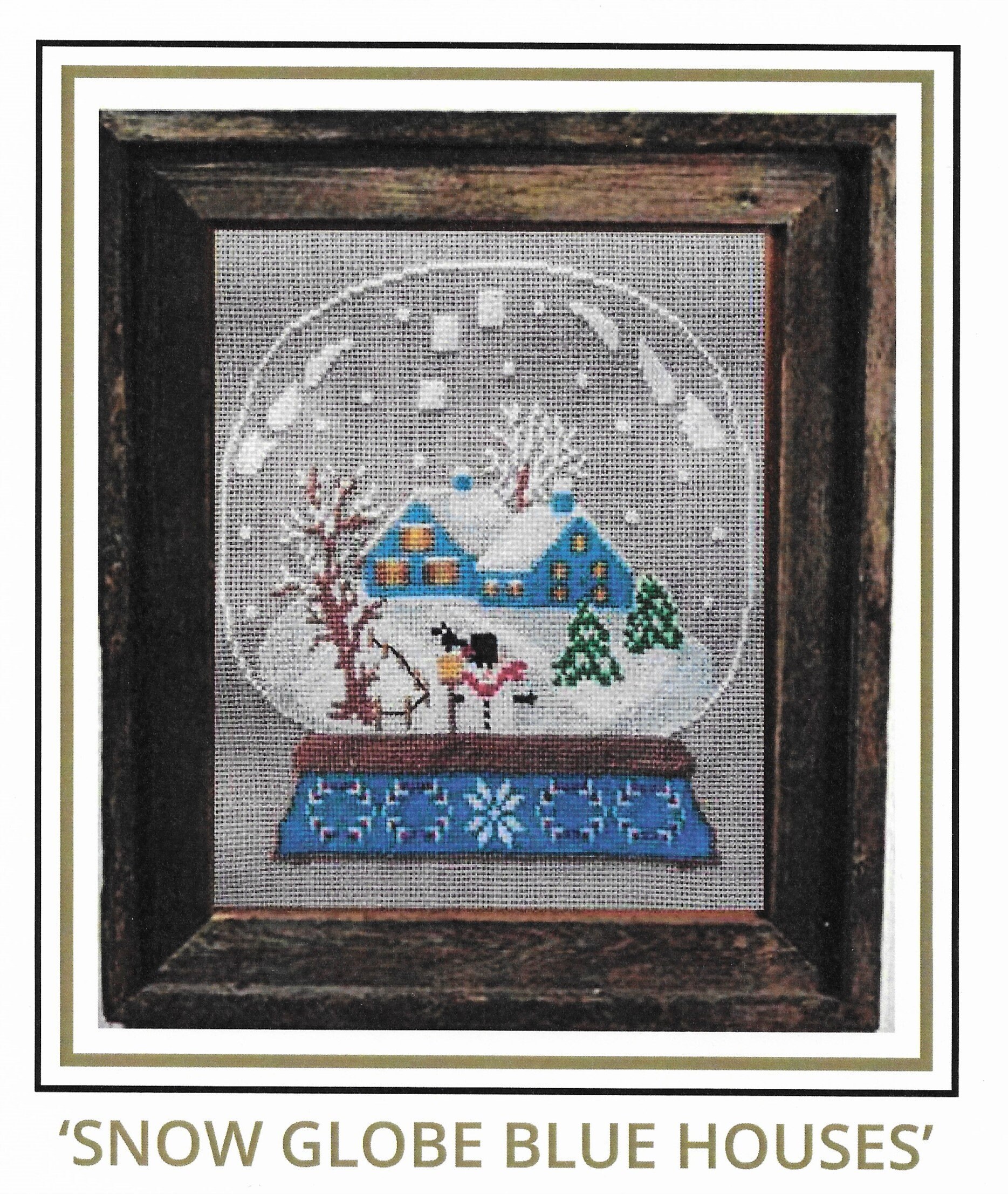 Christmas House Snow Globe Project Bag · Wild Violet Cross Stitch