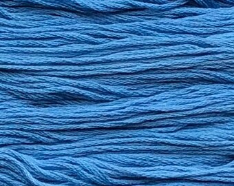 Gentle Art, Sampler Threads, Blue Jay, #0210, 10 YARD Skein, Embroidery Floss, Counted Cross Stitch, Hand Embroidery Thread