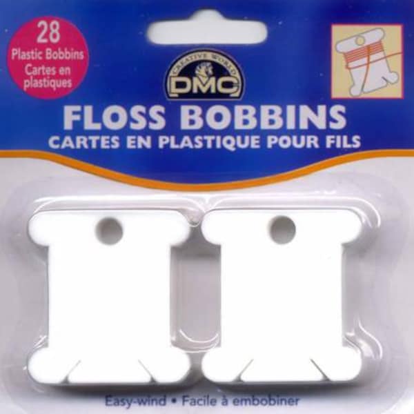 DMC Plastic Floss Bobbins, Floss Bobbins, Thread Holder, Floss Holder, Bobbins, Thread Bobbins, DMC, Organizer, Floss Holder