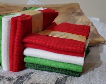 Wool, Grinch, Wool Bundle, Wool Buddies, Felted Wool, Wool Chunk Pack, Overdyed Wool, Wool Applique, Felted Pack, Sew Cherished