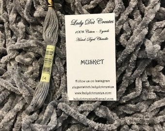 Chenille Trim,  Musket, Lady Dot Creates, Hand Dyed Chenille, Cotton Chenille Trim, Sewing Notion, Sewing Accessory, Sewing Trim