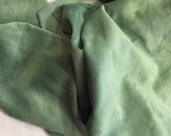 Velveteen, String Bean, Green Velveteen, Hand Dyed Velveteen, Cotton Velveteen, Finishing Fabric, Velveteen Fabric, Lady Dot Creates
