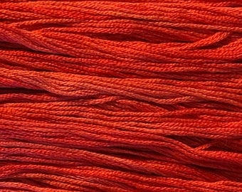 Gentle Art, Simply Shaker Threads, Geranium, #7036, 10 YARD Skein, Embroidery Floss, Counted Cross Stitch, Hand Embroidery Thread