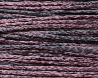 Weeks Dye Works, Plum, WDW-2321, 5 YARD Skein, Hand Dyed Cotton, Embroidery Floss, Counted Cross Stitch, Embroidery, PunchNeedle