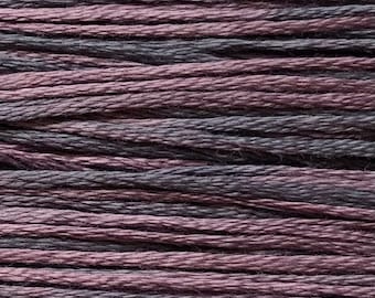 Weeks Dye Works, Plum, WDW-2321, 5 YARD Skein, Hand Dyed Cotton, Embroidery Floss, Counted Cross Stitch, Embroidery, PunchNeedle