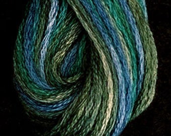 Valdani, 6 Strand Cotton Floss, M30, Deep Waters, Embroidery Floss, Punch Needle, Embroidery, Penny Rugs, Sewing Accessory