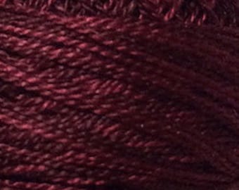 Valdani Thread, Size 12, O78, Valdani Perle Cotton, Aged Wine, Punch Needle, Embroidery, Penny Rugs, Primitive Stitching, Sewing Accessory