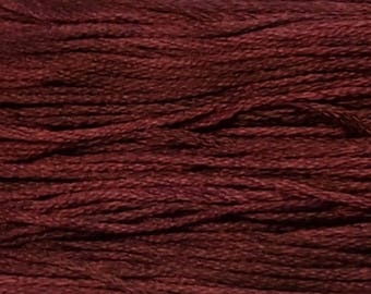 Weeks Dye Works, Brick, WDW-1331, 5 YARD Skein, Hand Dyed Cotton, Embroidery Floss, Counted Cross Stitch, Hand Embroidery, Over Dyed Cotton