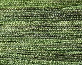 Gentle Art, Simply Shaker Threads, Green Pasture, #7023, 10 YARD Skein, Embroidery Floss, Counted Cross Stitch, Hand Embroidery Thread