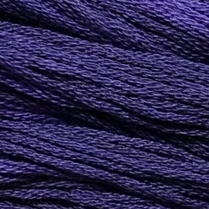 Classic Colorworks, Pansy Purple, CCT-102, 5 YARD Skein, Hand Dyed Cotton, Embroidery Floss, Counted Cross Stitch, Hand Embroidery Thread image 3