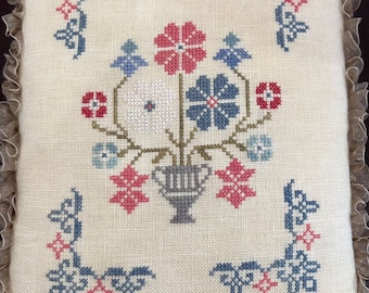 Counted Cross Stitch Pattern, Mother's Colonial Pinkeep, Independence Day, Southern Stitchers Co., Sugar Maple Designs, PATTERN ONLY