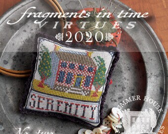 Counted Cross Stitch, Fragments in Time 2020, No 2 Serenity, Cross Stitch Pattern, Virtues Series, Summer House Stitche Workes, PATTERN ONLY