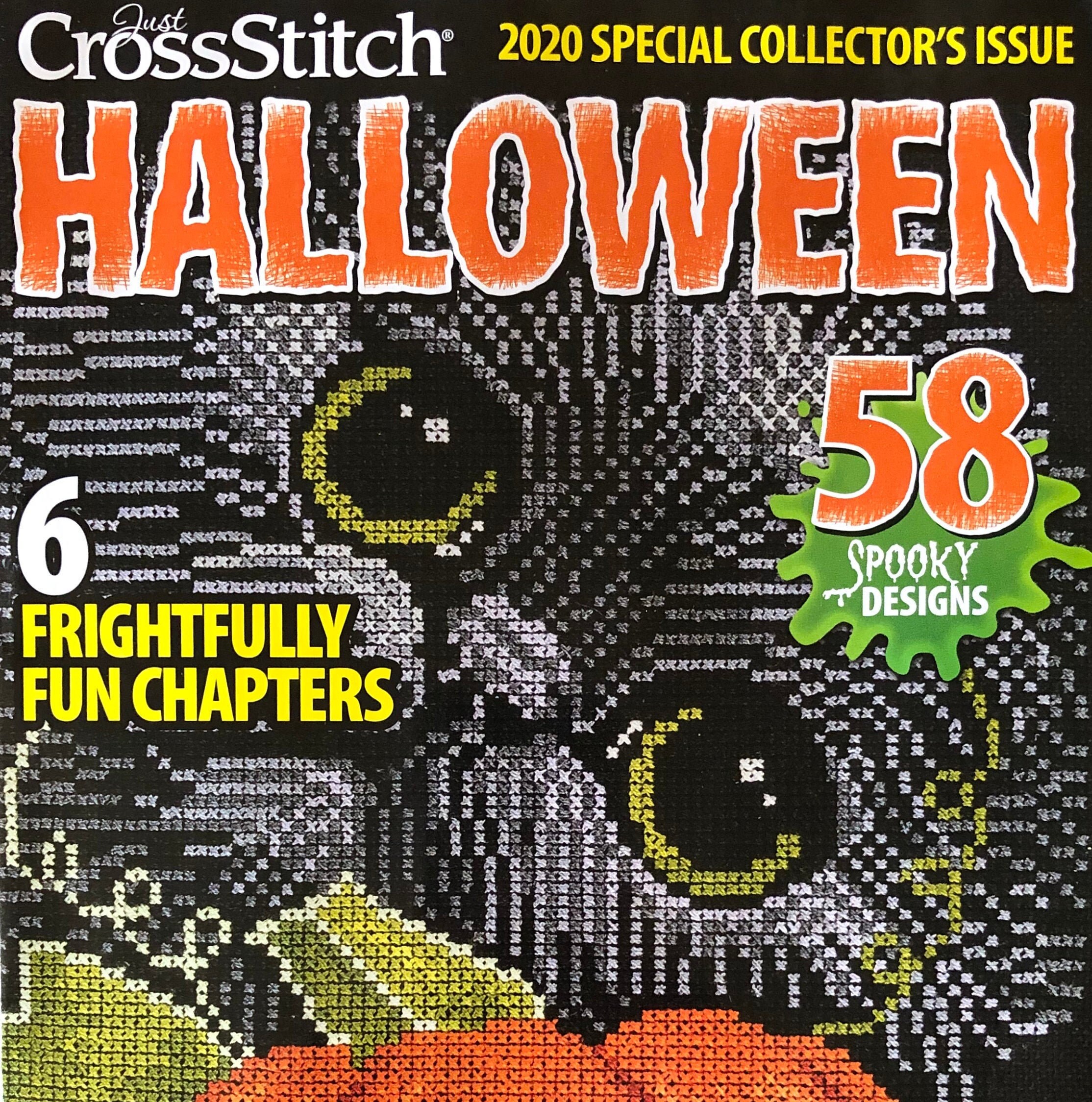 Magazine, Just Cross Stitch, Halloween 2020, Collector's Issue