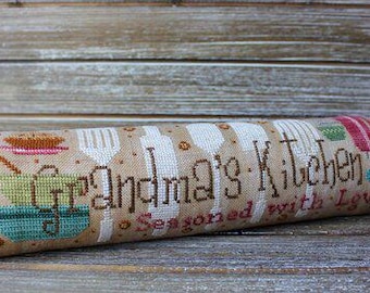 Counted Cross Stitch Pattern, Grandma's Kitchen, Kitchen Decor, Baking, Utensil Motifs, Ezia Gladstone, New York Dreamer, PATTERN ONLY