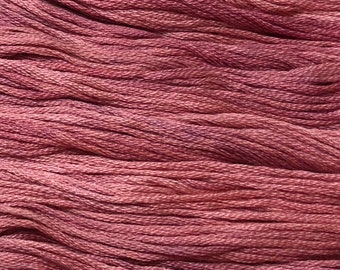 Gentle Art, Simply Shaker Threads, Tea Rose, #7035, 10 YARD Skein, Embroidery Floss, Counted Cross Stitch, Hand Embroidery Thread