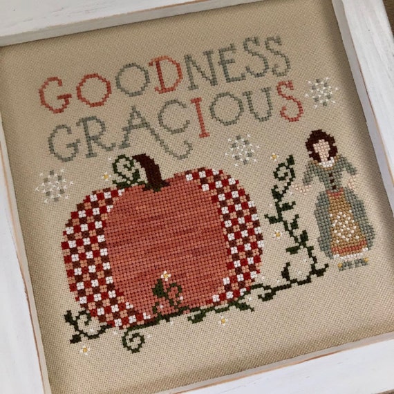 PRE Order Counted Cross Stitch Pattern Goodness Gracious Etsy