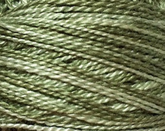 Valdani 3 Strand, O579, Faded Olive, Cotton Floss, Cross Stitch, Punch Needle, Embroidery, Penny Rugs, Wool Applique, Tatting