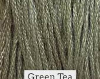 Classic Colorworks, Green Tea, CCT-278, 5 YARD Skein, Embroidery Floss, Counted Cross Stitch, Hand Dyed Cotton Floss